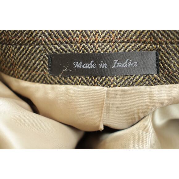 Lauren Ralph Lauren Blazer Mens Size 42S Plaid 100% Lamb's Wool 2 Button Notch - Picture 7 of 10